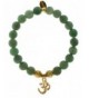 EvaDane Natural Aventurine Gemstone Bracelet