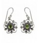 NOVICA Sterling Peridot Earrings Natures