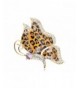 Alilang Crystal Colored Rhinestones Butterfly