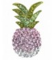 Alilang Silvery Rhinestone Tropical Pineapple