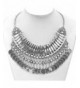 ReisJewelry Tassel Chunky Statement Necklace