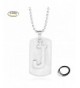 LUCBUY Stainless Personalized Letters Necklace