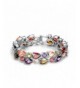 Sinlifu Silver Bracelet Multicolor Zirconia