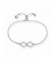 Sterling Reversible Infinity Adjustable Bracelet