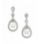 Mariell Vintage Wedding Zirconia Earrings