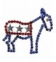 Democrat Donkey USA Pin Rhinestone