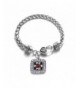 Classic Silver Plated Crystal Bracelet