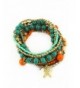 Aris Bohemian Turquoise Stretch Bracelets