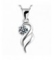 Merdia Sterling Necklace Beautiful Zirconia