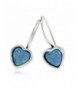 Sterling Silver Simulated Dangle Earrings