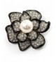 Bridal Synthetic Crystal Flower Brooch